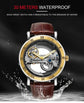 Skeleton Automatic Mechanical Wristwatch Inspirational Watches