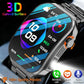 LIGE New 2.2-inch 3D Curved Screen Smart Watch With LED Light Thermometer Health Monitor Smartwatch BT Call Sports Fitness Watch Inspirational Watches