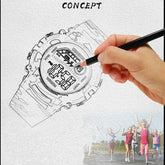 Waterproof Luminous Sport LED Digital Watches for Kids Inspirational Watches