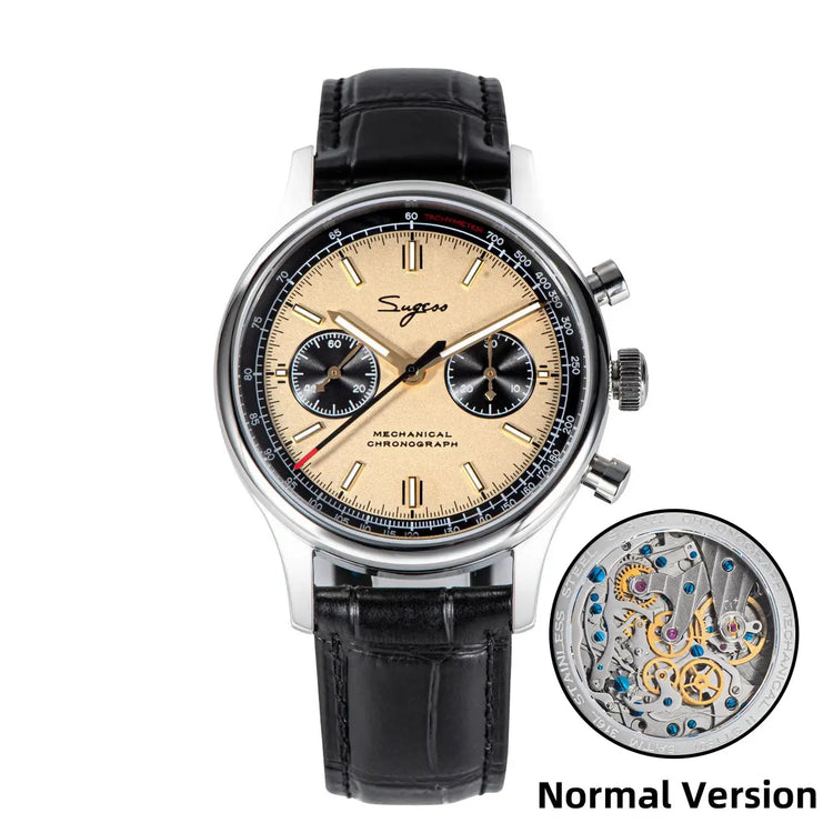 Chronograph Panda Wristwatch Air Force Sapphire Waterproof Inspirational Watches