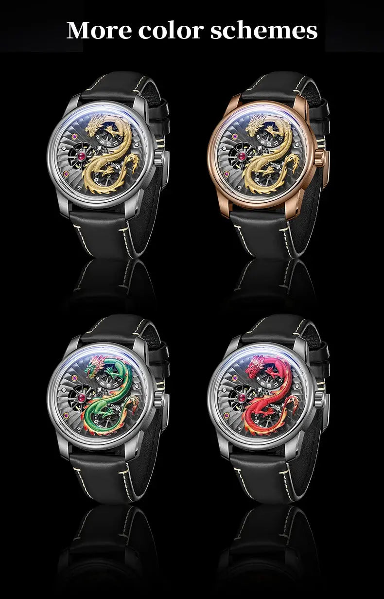 Dragon Luminous Waterproof Automatic Inspirational Watches