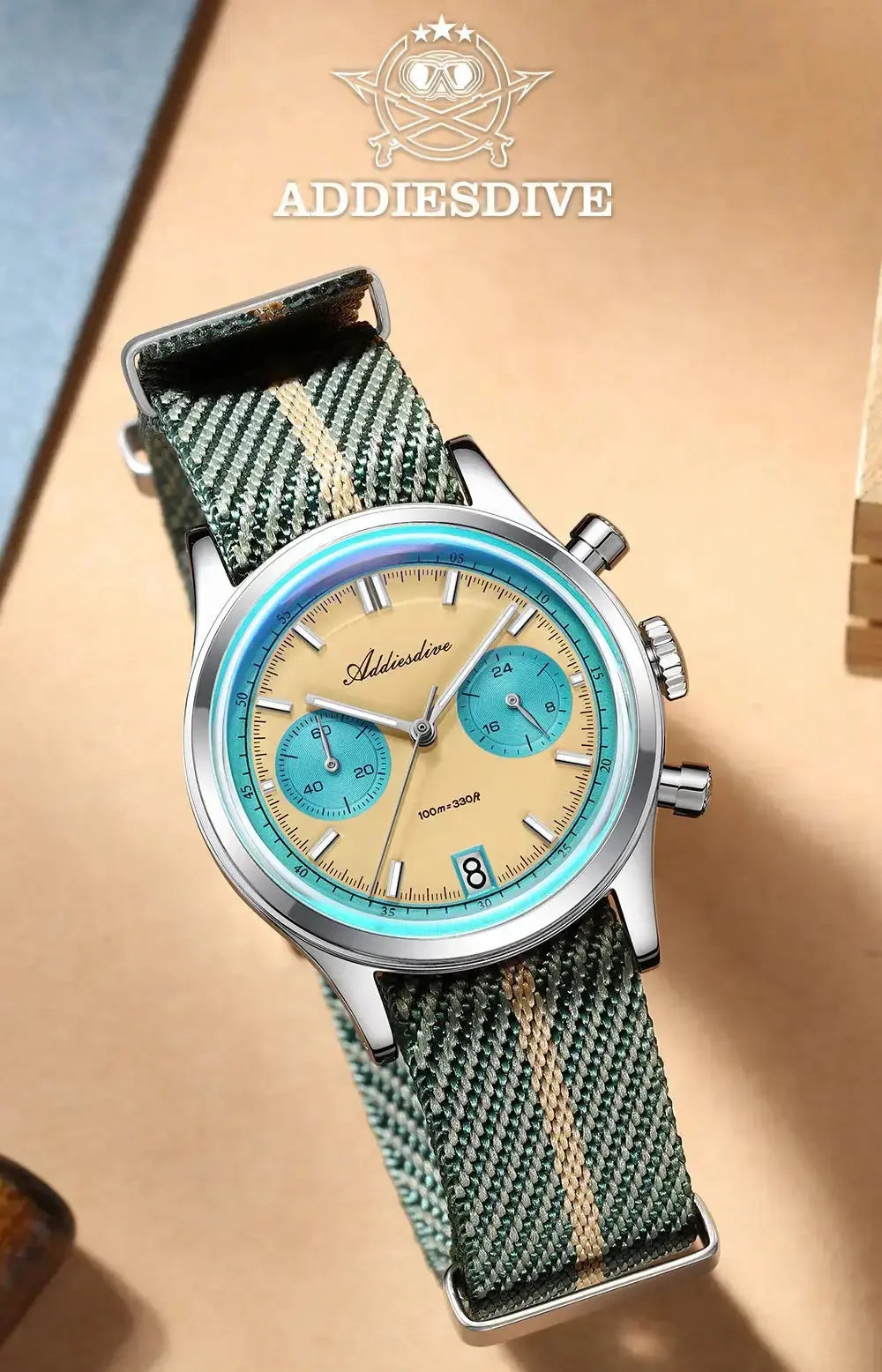 Multifunction Chronograph Luxury Watch For Men 100M Waterproof Inspirational Watches