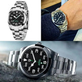 Automatic Watches 40MM Stainless Steel Wristwatch Sapphire AR Coated - Inspirational Watches