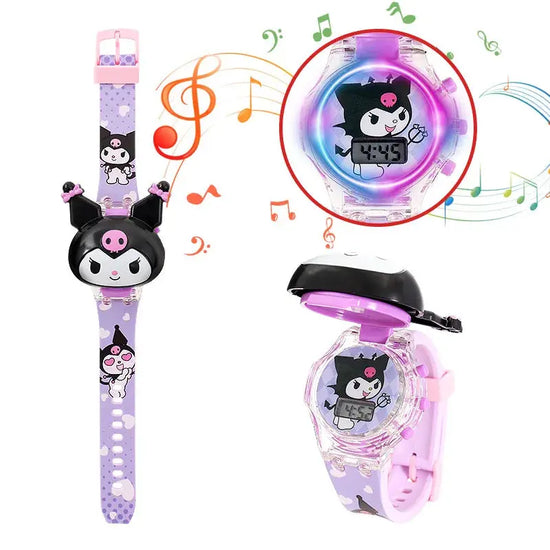 Musical & Luminous Kuromi Kids Watch Inspirational Watches