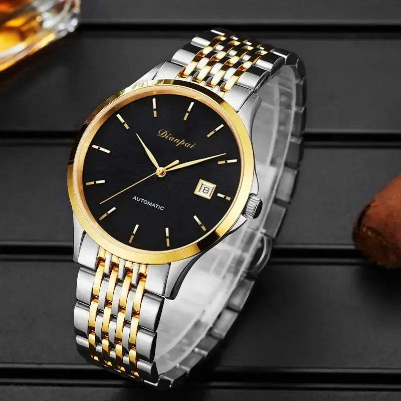 Automatic Mechanical Luxury Thin Edition with Calendar Watch Inspirational Watches