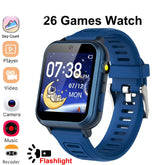 24 Games Kids Music Play Pedometer Tracker Time Display Video Audio Record Torch Smartwatch Inspirational Watches