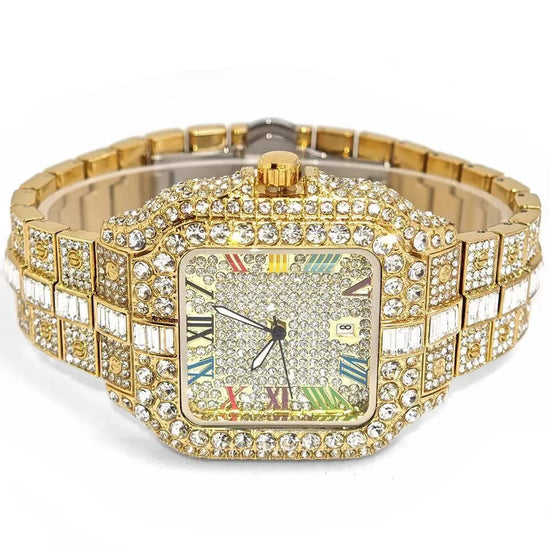 Rainbow Luxury Diamond Watch - Inspirational Watches
