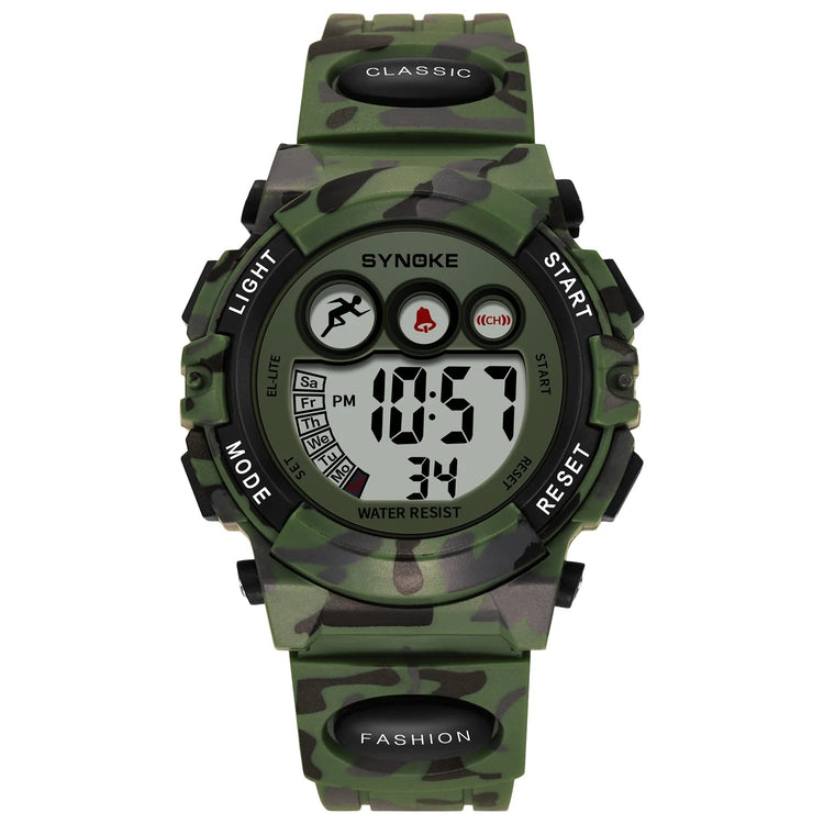 50M Waterproof Luminous LED Digital for Kids Watch Inspirational Watches