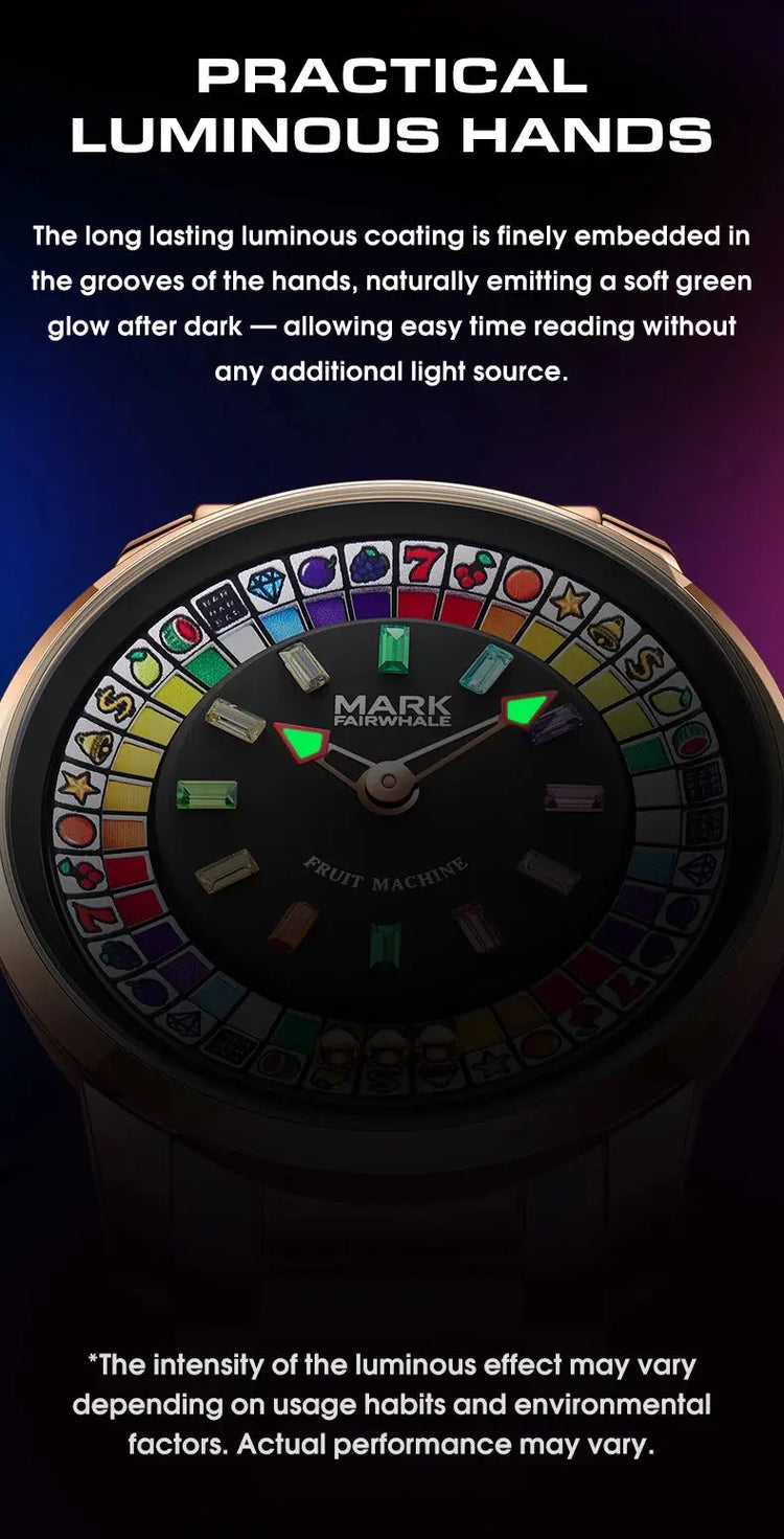 Mark Fairwhale New Quartz Watch For Men Fruit Rotating Dial Wristwatch Luxury Waterproof  Clock Man Fashion Watch 2026 Top Brand Inspirational Watches