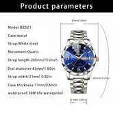 Original Waterproof Luminous Dual Calendar Watch Inspirational Watches
