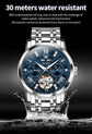 Skeleton Flywheel Automatic Mechanical Original Wristwatch Inspirational Watches