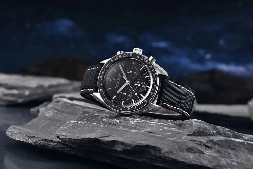 Luxury Business Mens Watches Chronograph AR Sapphire Mirror Waterproof - Inspirational Watches