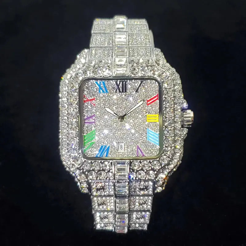 Rainbow Luxury Diamond Watch - Inspirational Watches