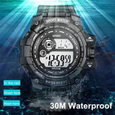 LED Digital Luminous Fashion Sport Waterproof Watches For Man Date Army Military Clock - Inspirational Watches
