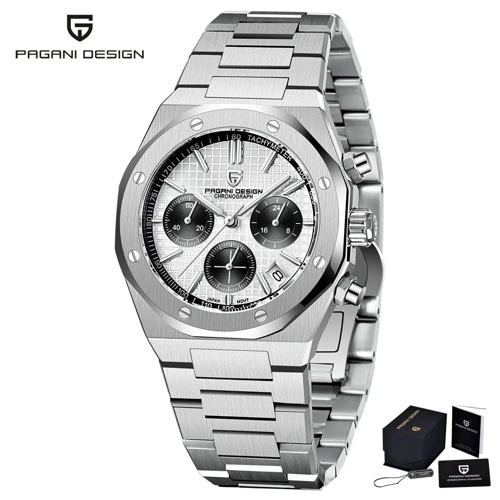 Sapphire Crystal Luminous Stainless Steel 200m Waterproof Watch - Inspirational Watches