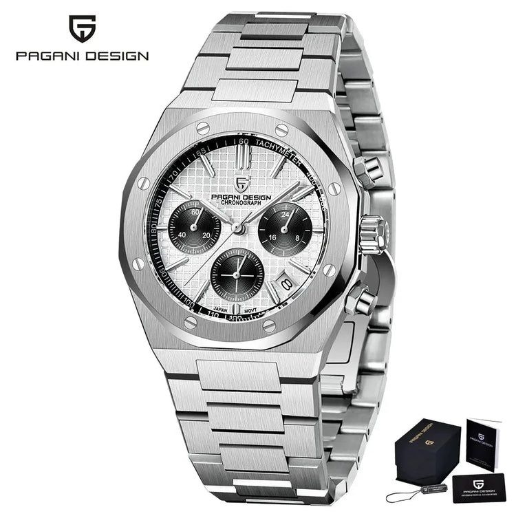 Sapphire Crystal Luminous Stainless Steel 200m Waterproof Watch - Inspirational Watches