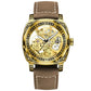Skeleton Mechanical Engraved Watch Inspirational Watches