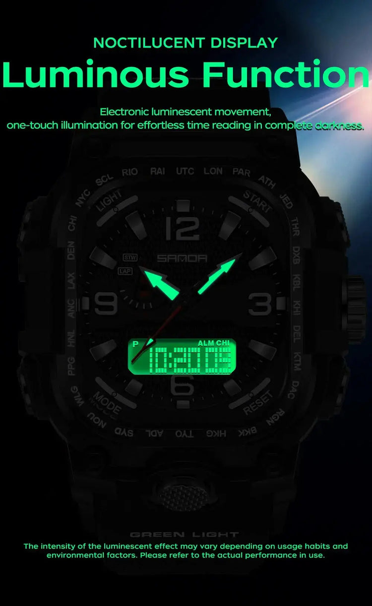 Multi functions Sports Wristwatch Inspirational Watches