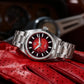 Watchdives WD0003C Quartz Watch VH31 Sweep Seconds Movement 38mm ice Crack Dial Sapphire Luminous 100m Waterproof Men Wristwatch Inspirational Watches