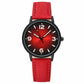 Women’s Minimalist Luminous Watch in Red
